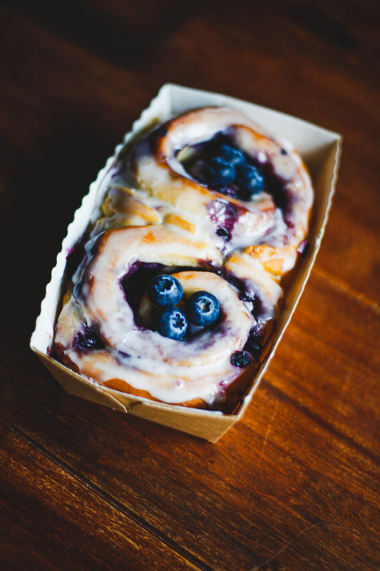 Blaubeer Schnecken (vegan)