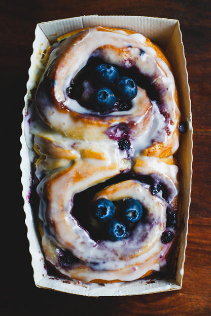 Blaubeer Schnecken (vegan)